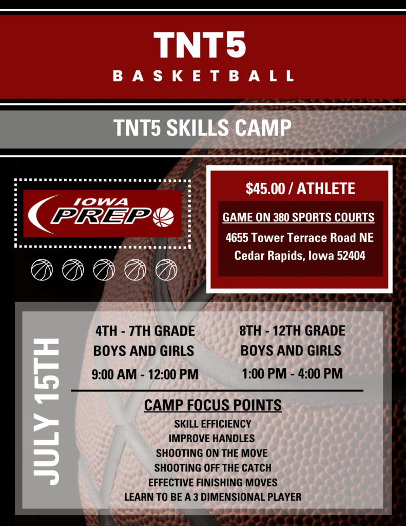 July 15, 2024 | TNT5 Basketball Skills Camp | Youth Basketball Skills
