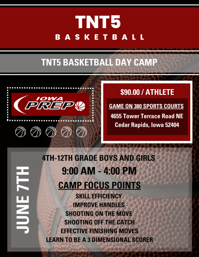 June 7, 2024 | TNT5 Day Camp | Youth Basketball Skills | Register Now